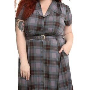 Torrid Outlander Mackenzie Tartan Shirt Dress